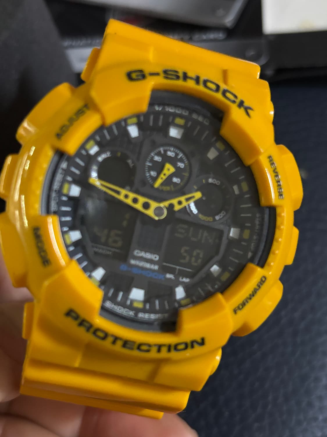 지샥 빅페이스 범블비 GA-100 시계 상품이미지4