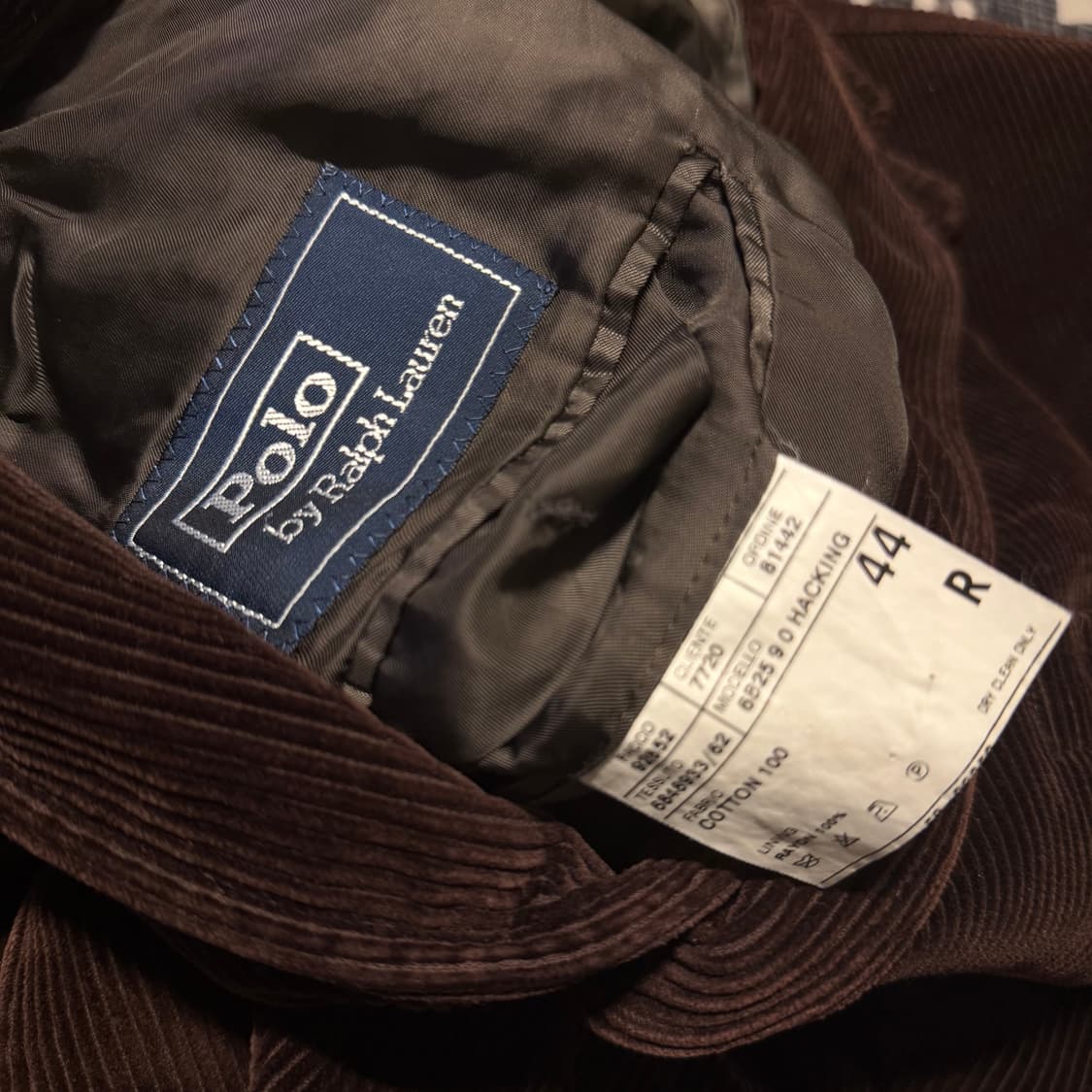 폴로 랄프로렌 코듀로이 블레이저 자켓 상품이미지3