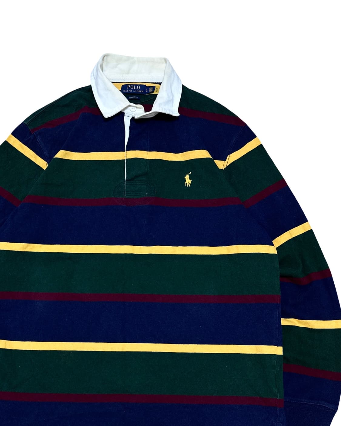 폴로 랄프로렌 qr택 스트라이프 럭비티 상품이미지2