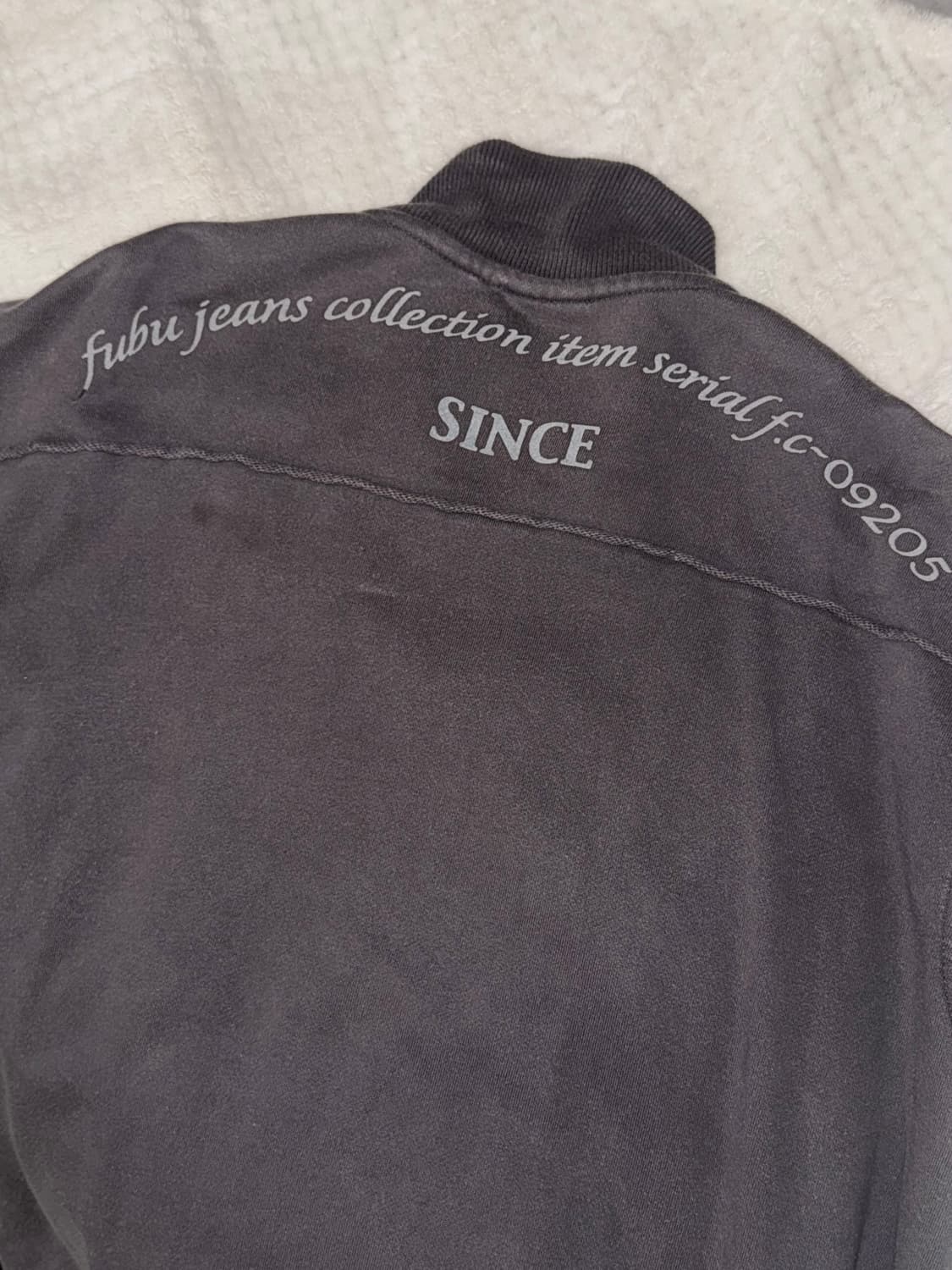 후부 빈티지 코튼 집업 져지 상품이미지2