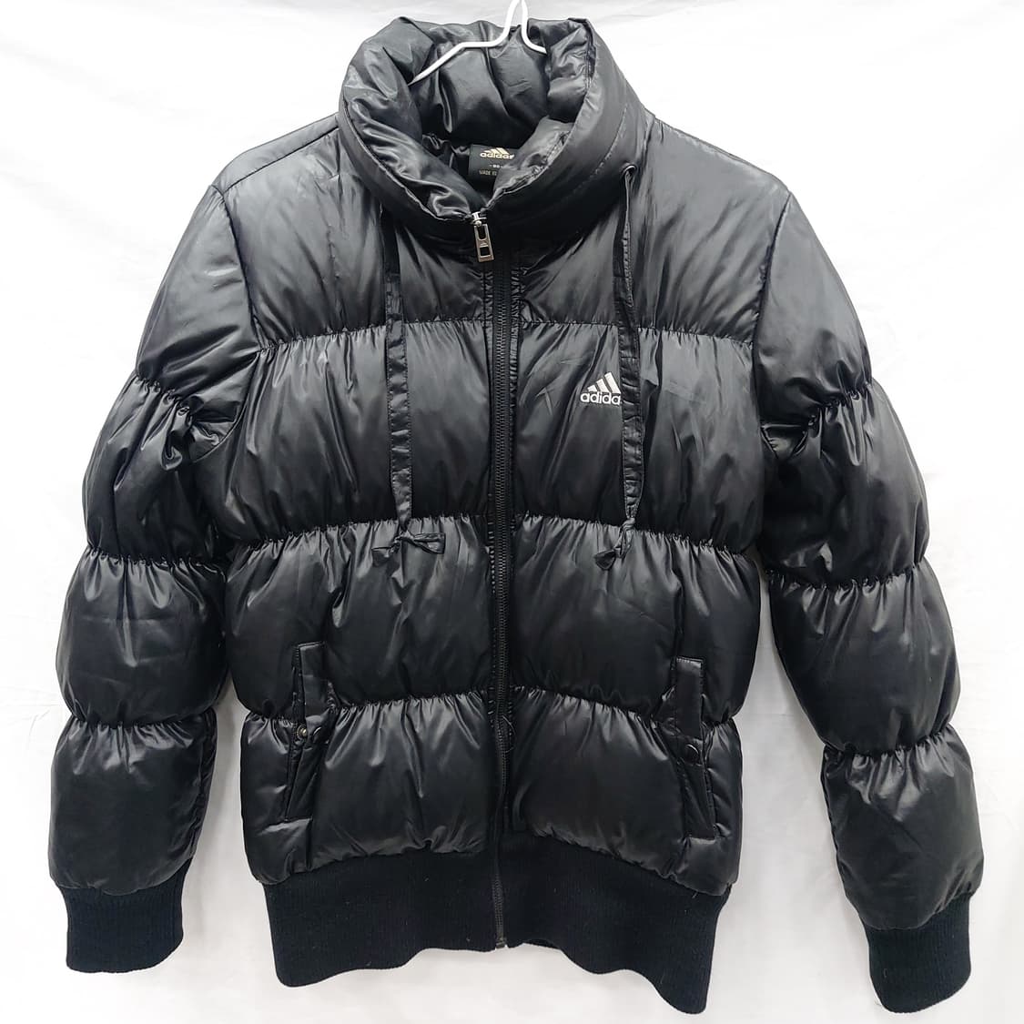 아디다스 블랙 글로시 패딩 (여90) 상품이미지1