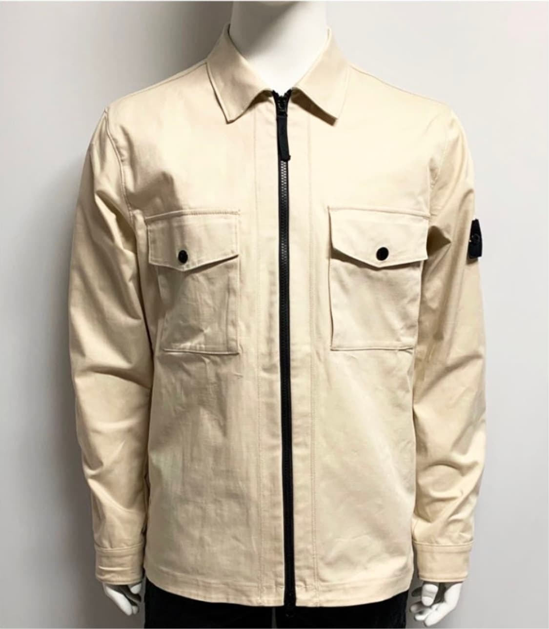 스톤아일랜드 20ss 코튼블렌드 오버셔츠 베이지 상품이미지1