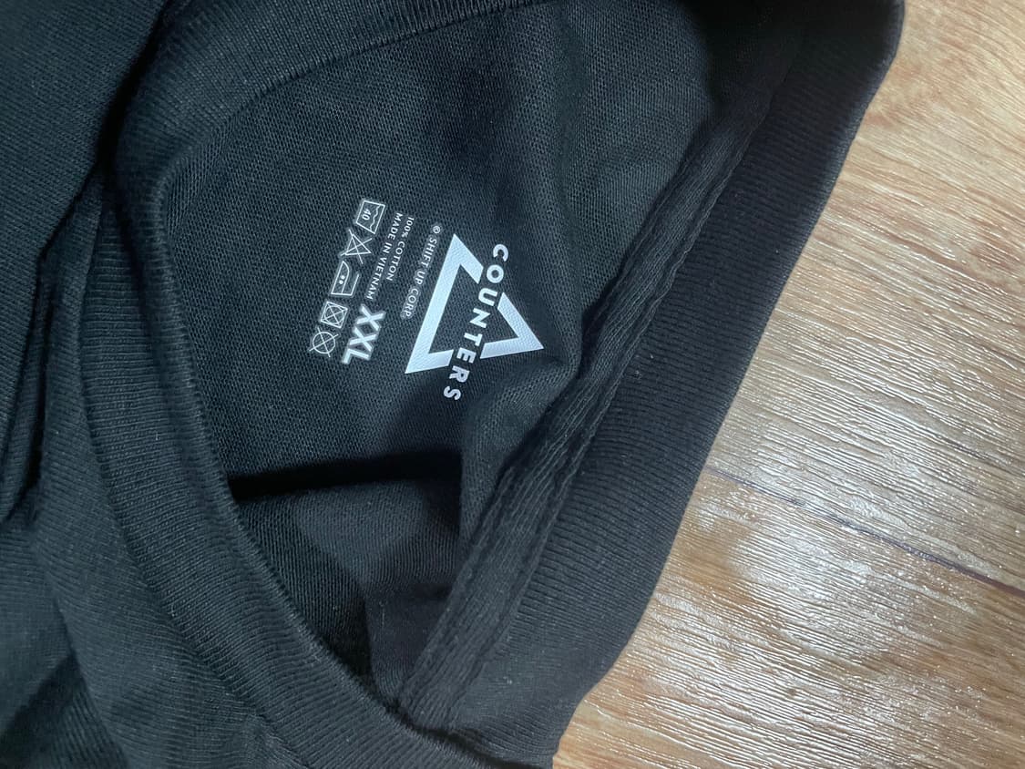 승리의여신 니케 카운터스 블랙 일러스트 반팔 라피 네온 아니스 반팔티 상품이미지4