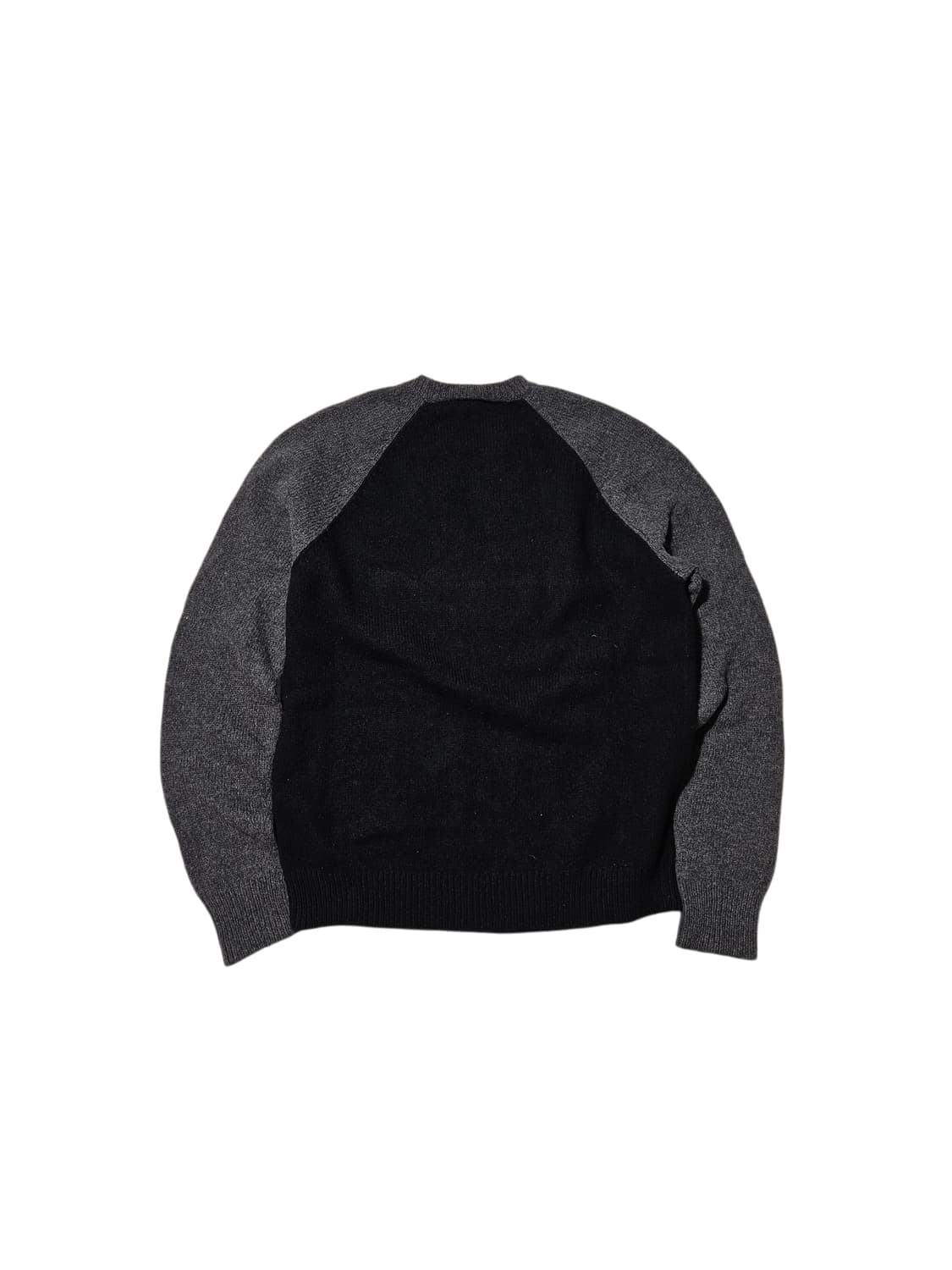 폴로진스 투톤 울 래글런 니트 L 상품이미지4