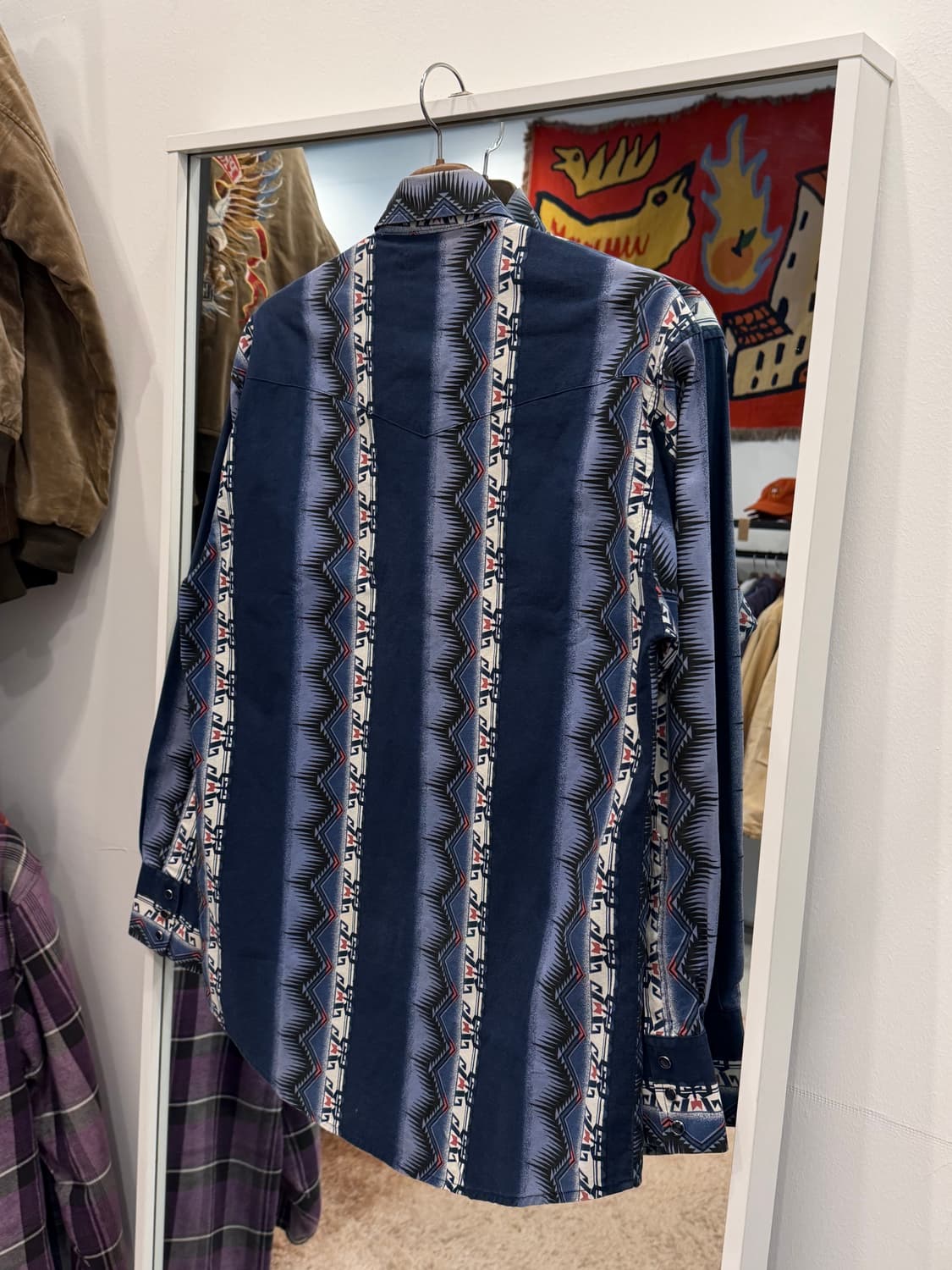 90s Wrangler 랭글러 나바호 웨스턴 셔츠 상품이미지4