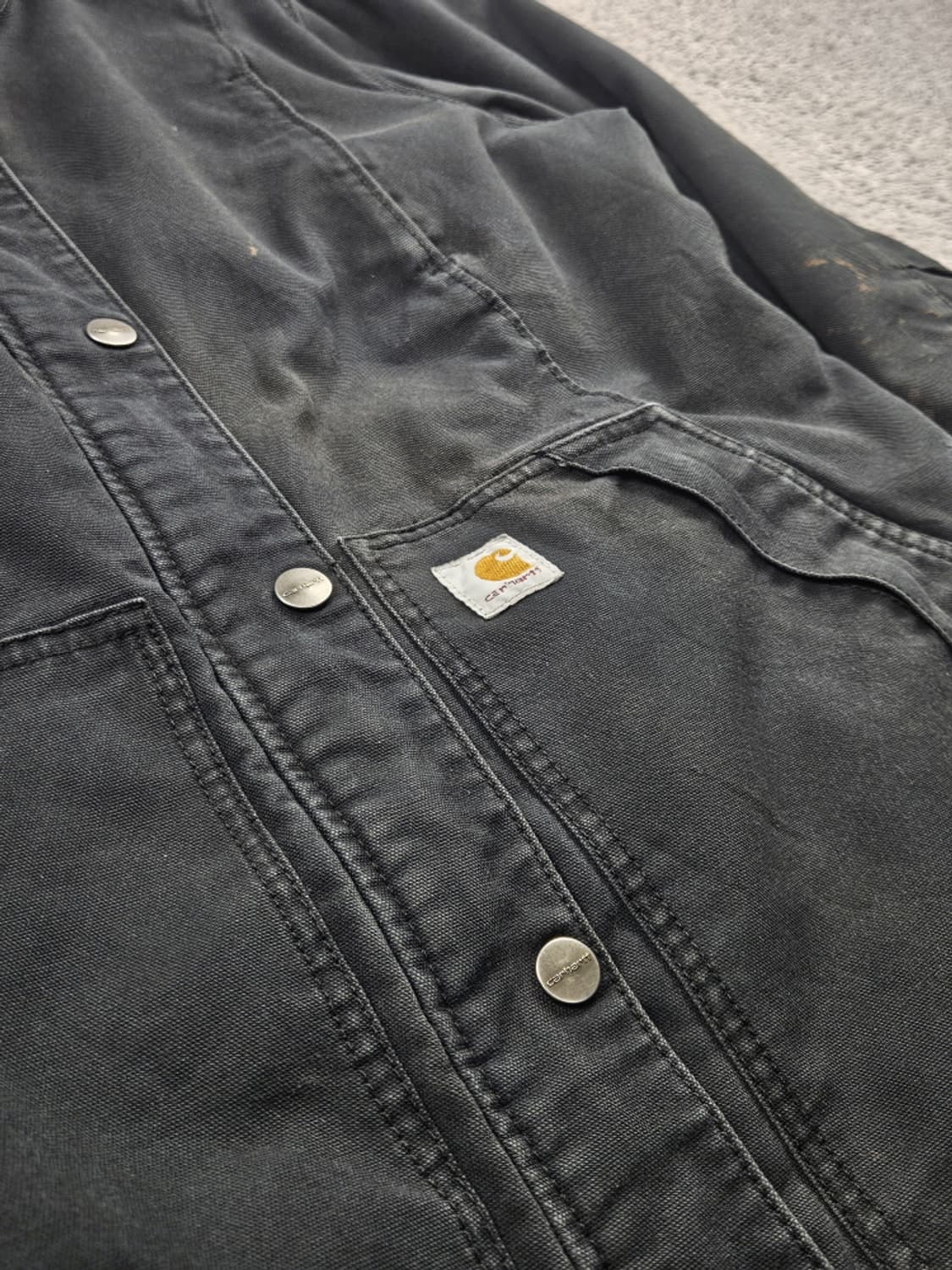 칼하트 퀵덕 풀스윙 캔버스 후드 워크 자켓 ( L ) / 10367 상품이미지7