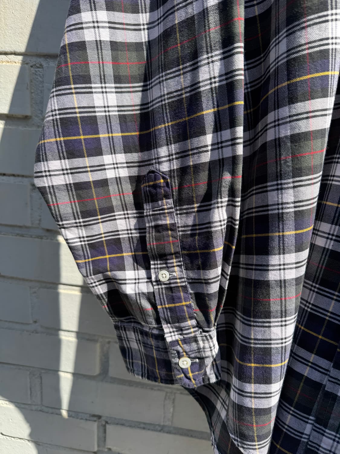 [L]90s 폴로 랄프로렌 The Big Oxford 체크 옥스포드 셔츠 상품이미지5