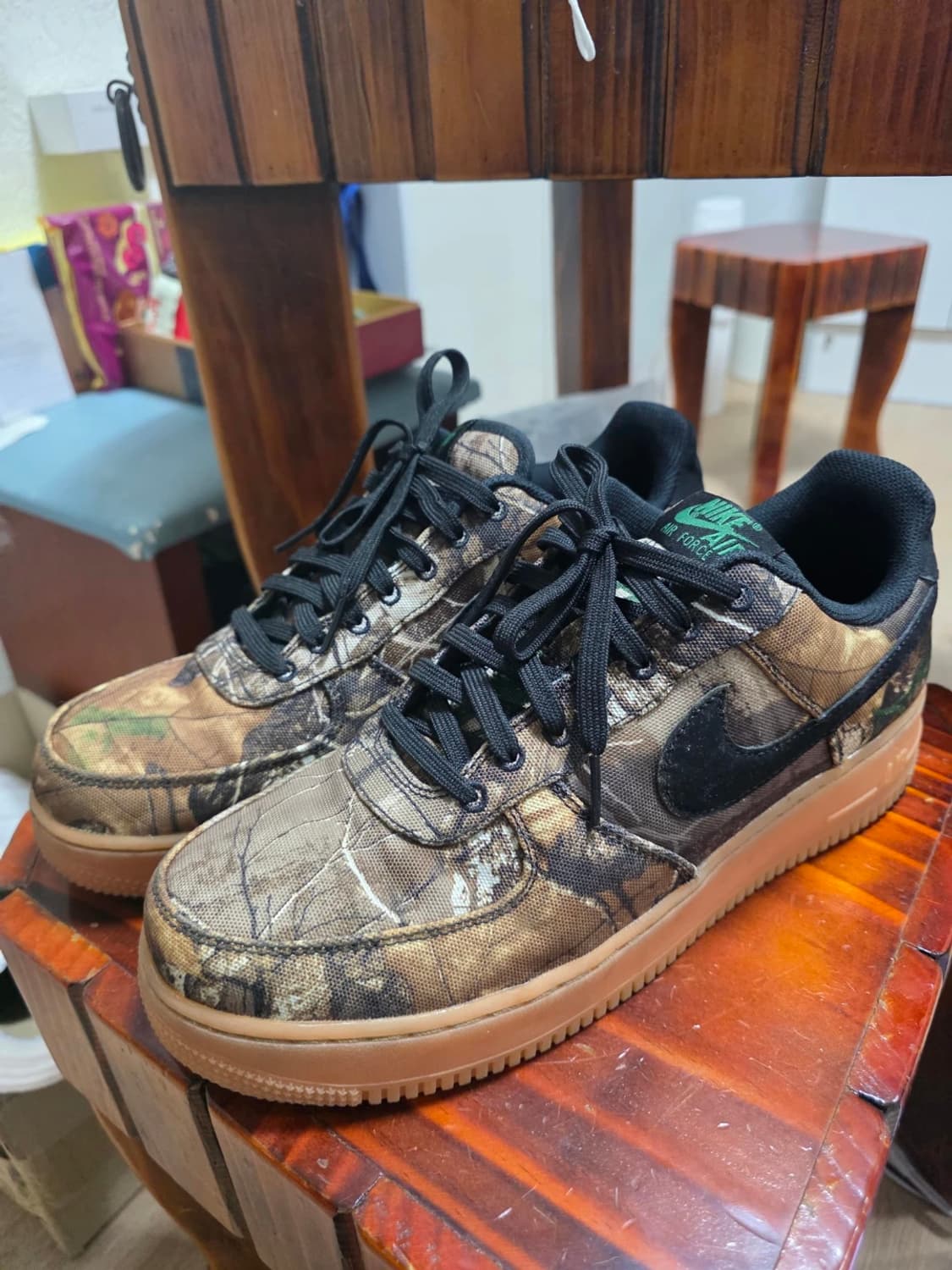 [280] 나이키 에어포스 1 로우 '07 LV8 3 리얼트리 블랙 상품이미지1