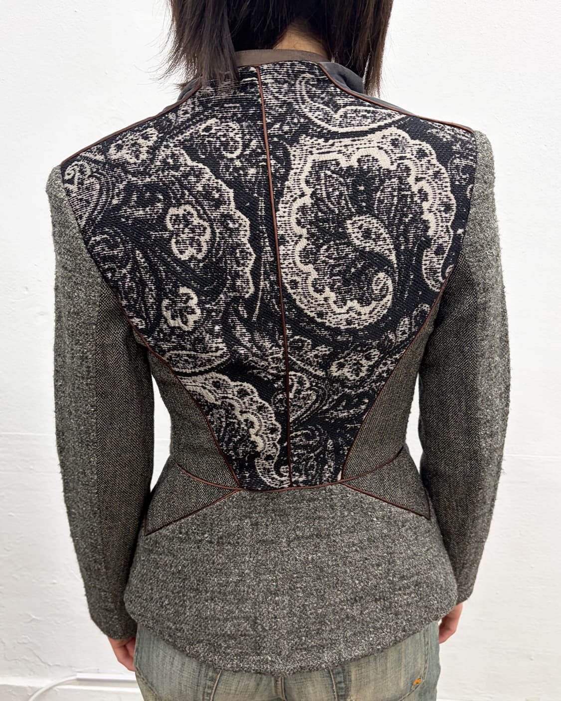 에트로 페이즐리 패널 테일러드 자켓 상품이미지5