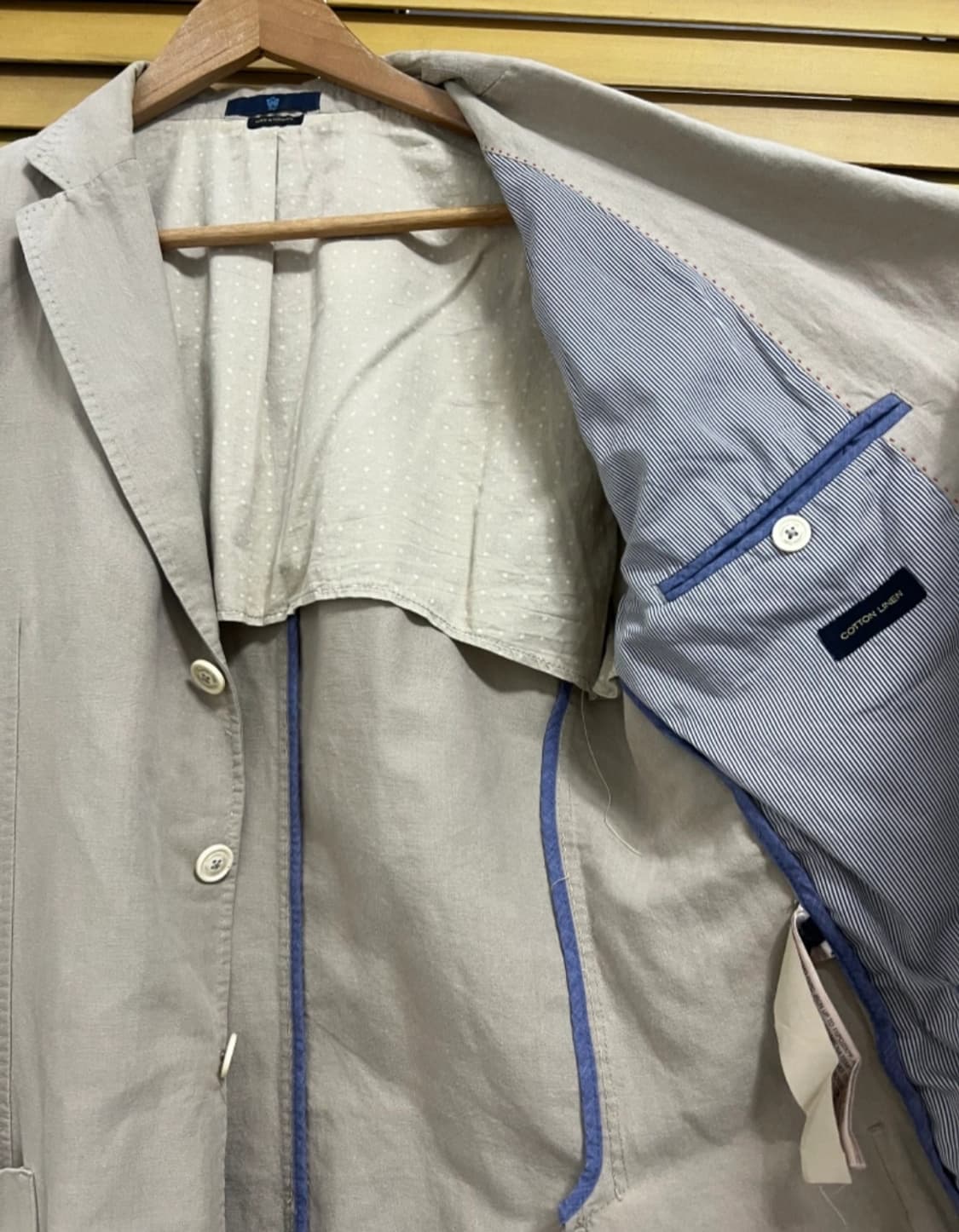 마시모뚜띠 남성 코튼린넨자켓
 상품이미지4