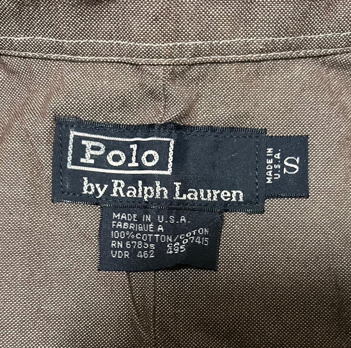 폴로 랄프로렌 브라운 여성 셔츠 S 상품이미지3