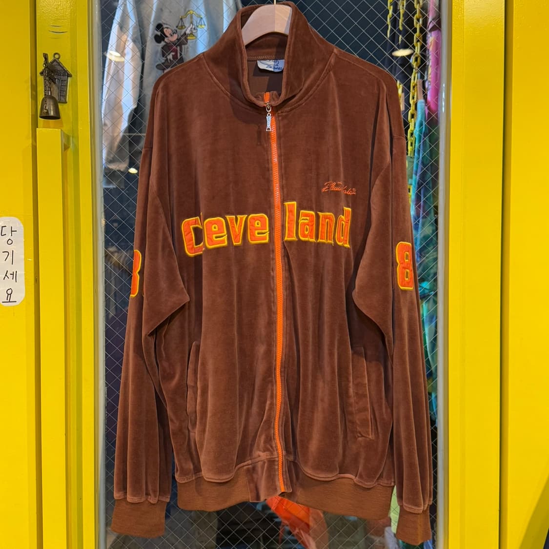 [강추템]russia vintage cleve land 자수 벨벳 져지 상품이미지7