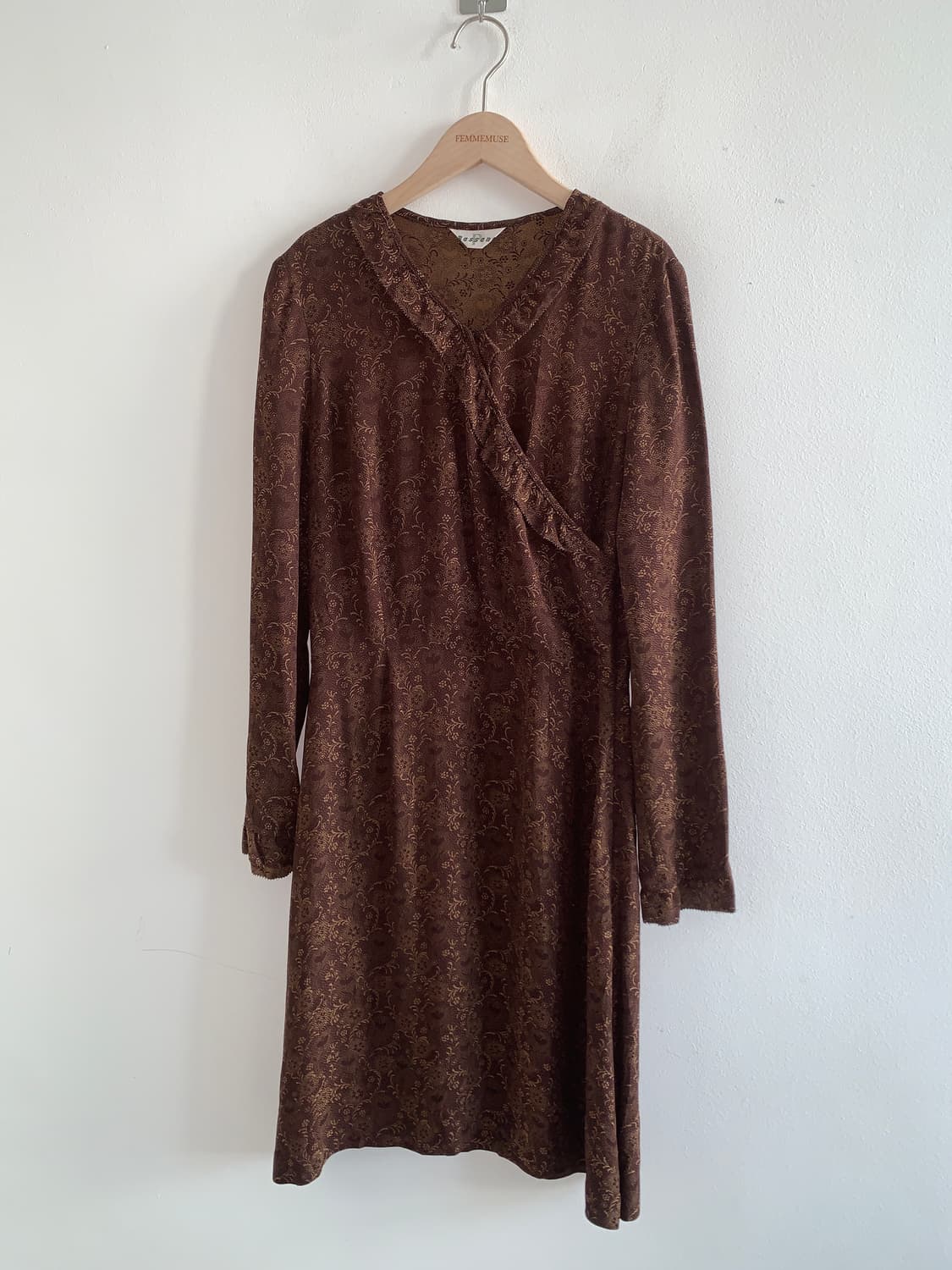 Oriental v lace neck dress 상품이미지1