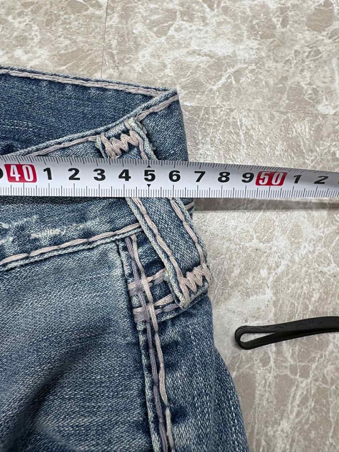 트루릴리젼 남성 중청 데님 팬츠(38) 상품이미지6