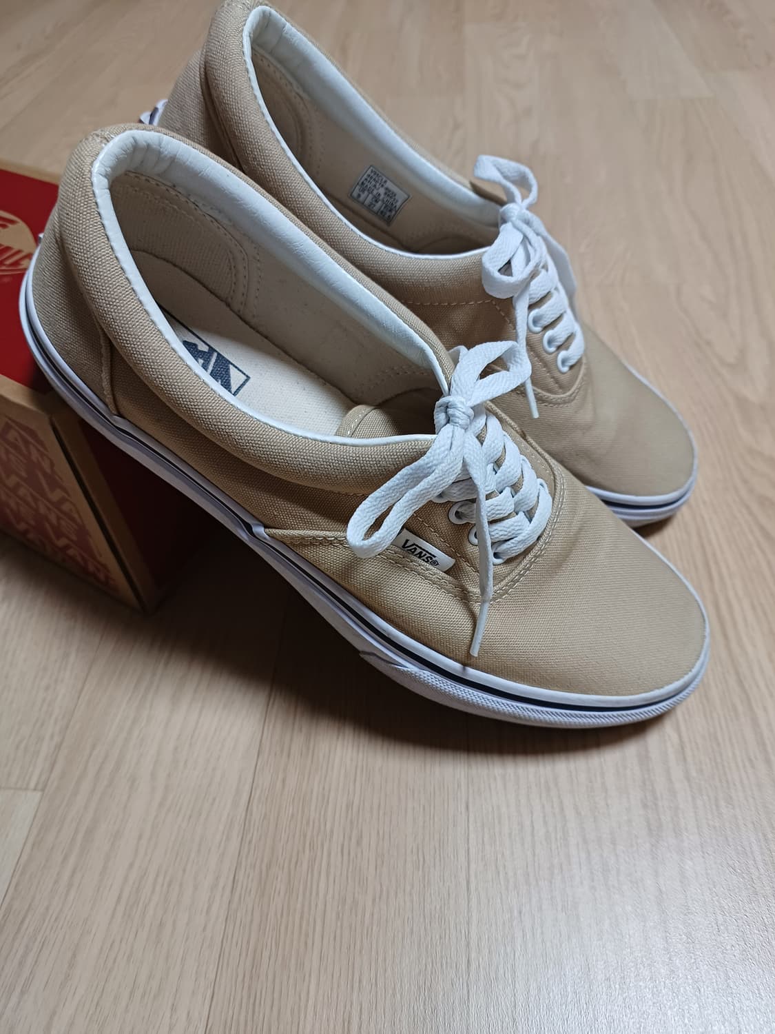 270 반스 에라 베이지 캔버스 스니커즈 Vans 띠어리 어센틱 상품이미지8