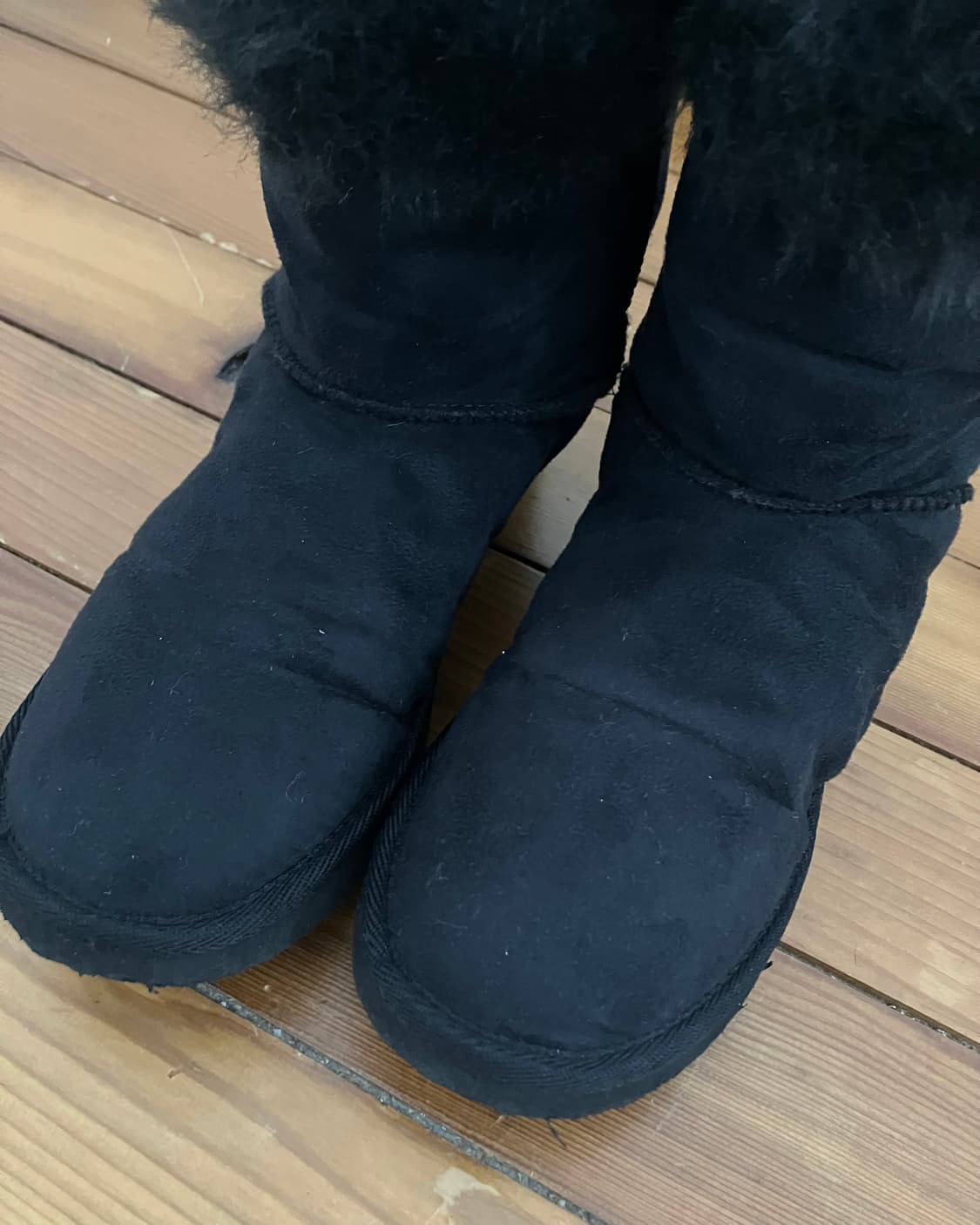 버튼 퍼 어그 부츠 상품이미지6