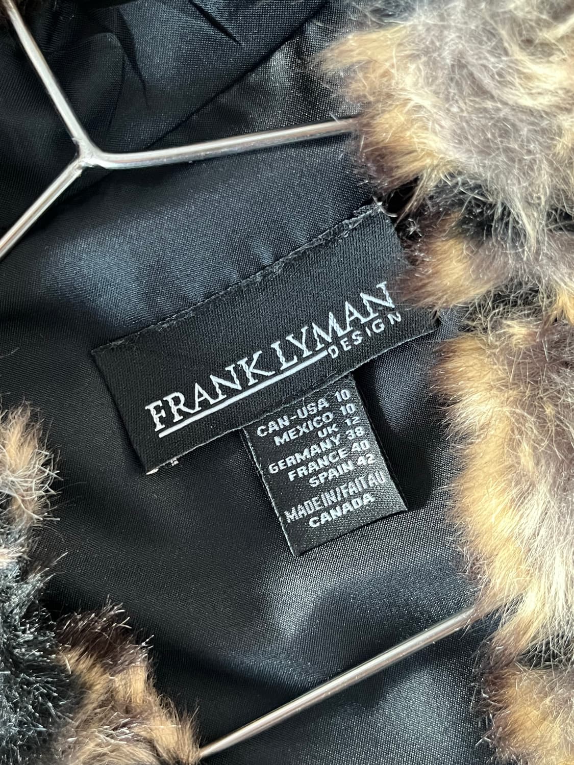 Frank Lyman Design 레오파드 패턴 조끼 상품이미지5