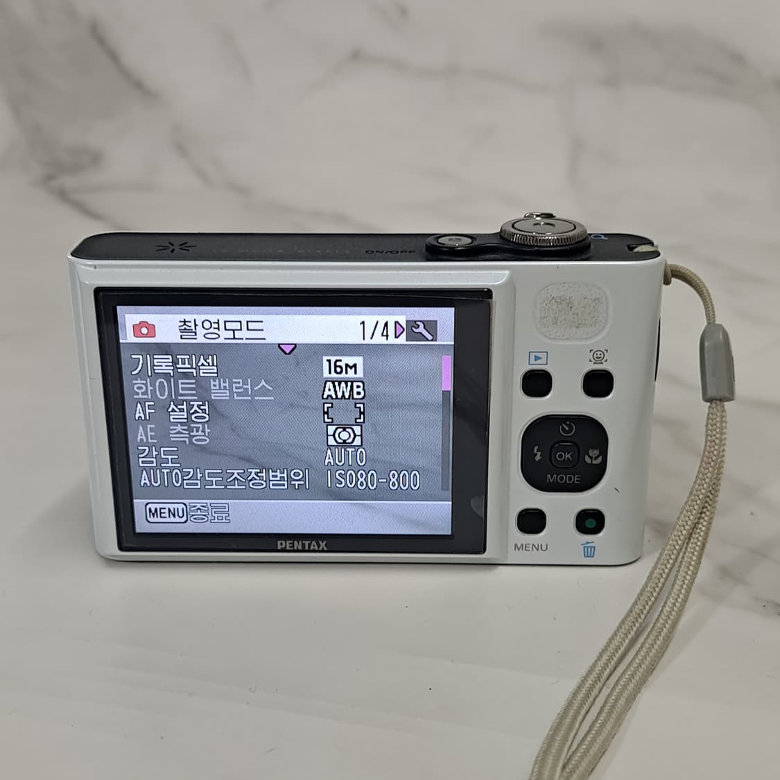 레어템! 펜탁스 옵티오 Optio RZ18 빈티지 카메라 상품이미지6