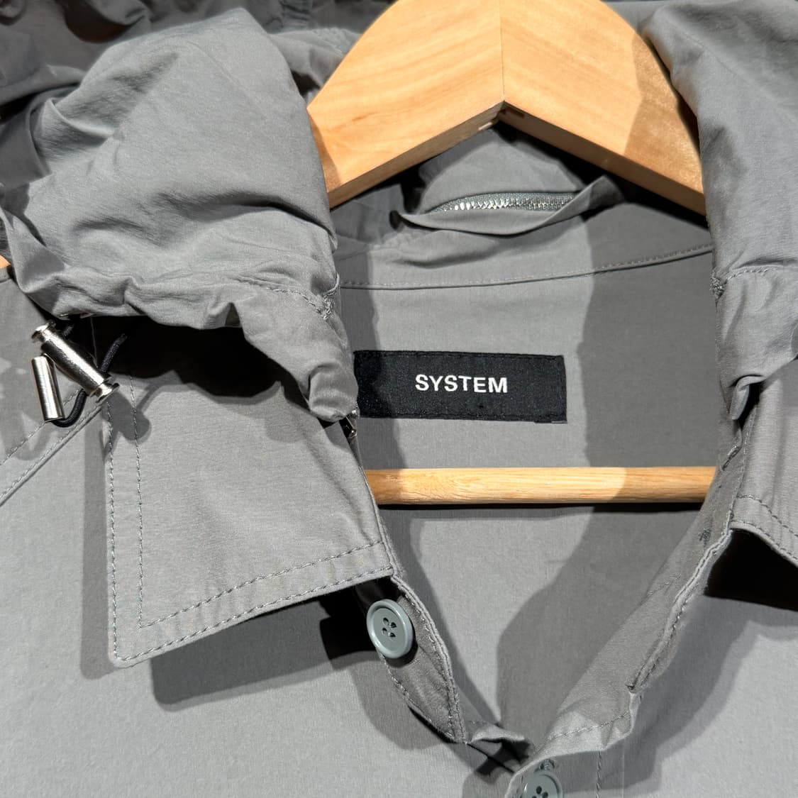 시스템옴므 나일론 테크 후드 셔츠 자켓 L 상품이미지2