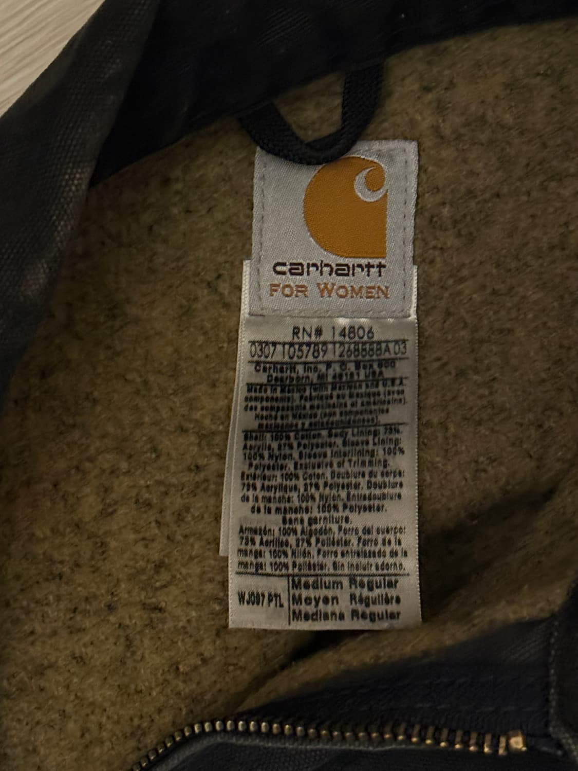 칼하트 WJ097 PTL 디트로이트 자켓 M 상품이미지3