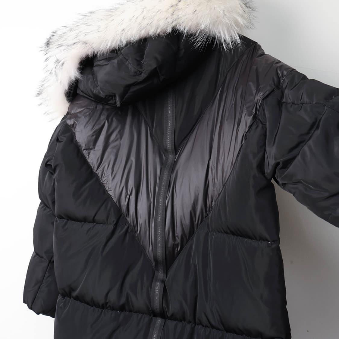 66/쥬시쥬디 다운 롱패딩 상품이미지3