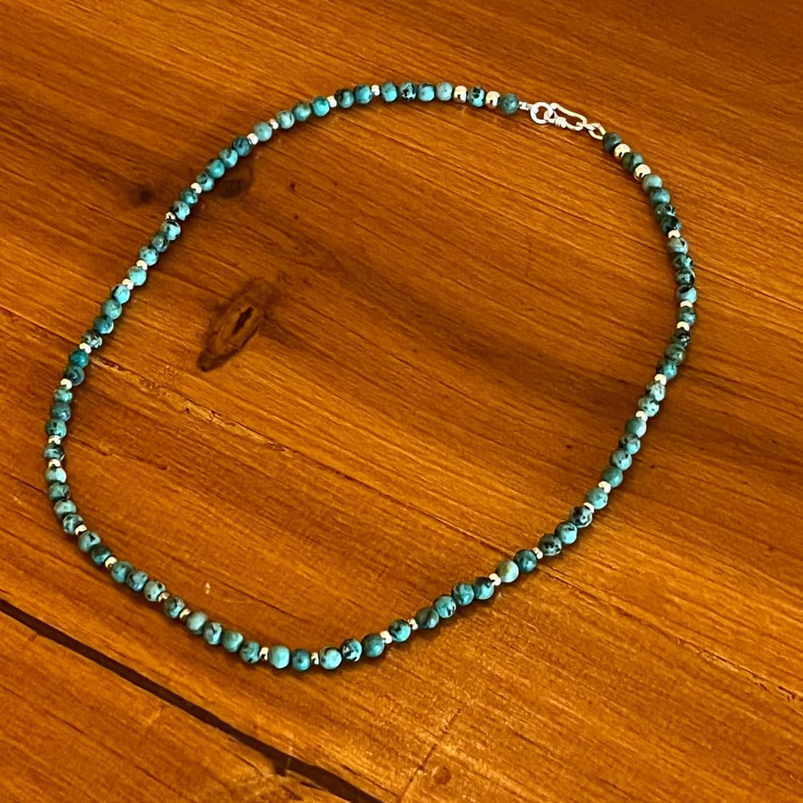 터키석 실버 목걸이 45cm 상품이미지3