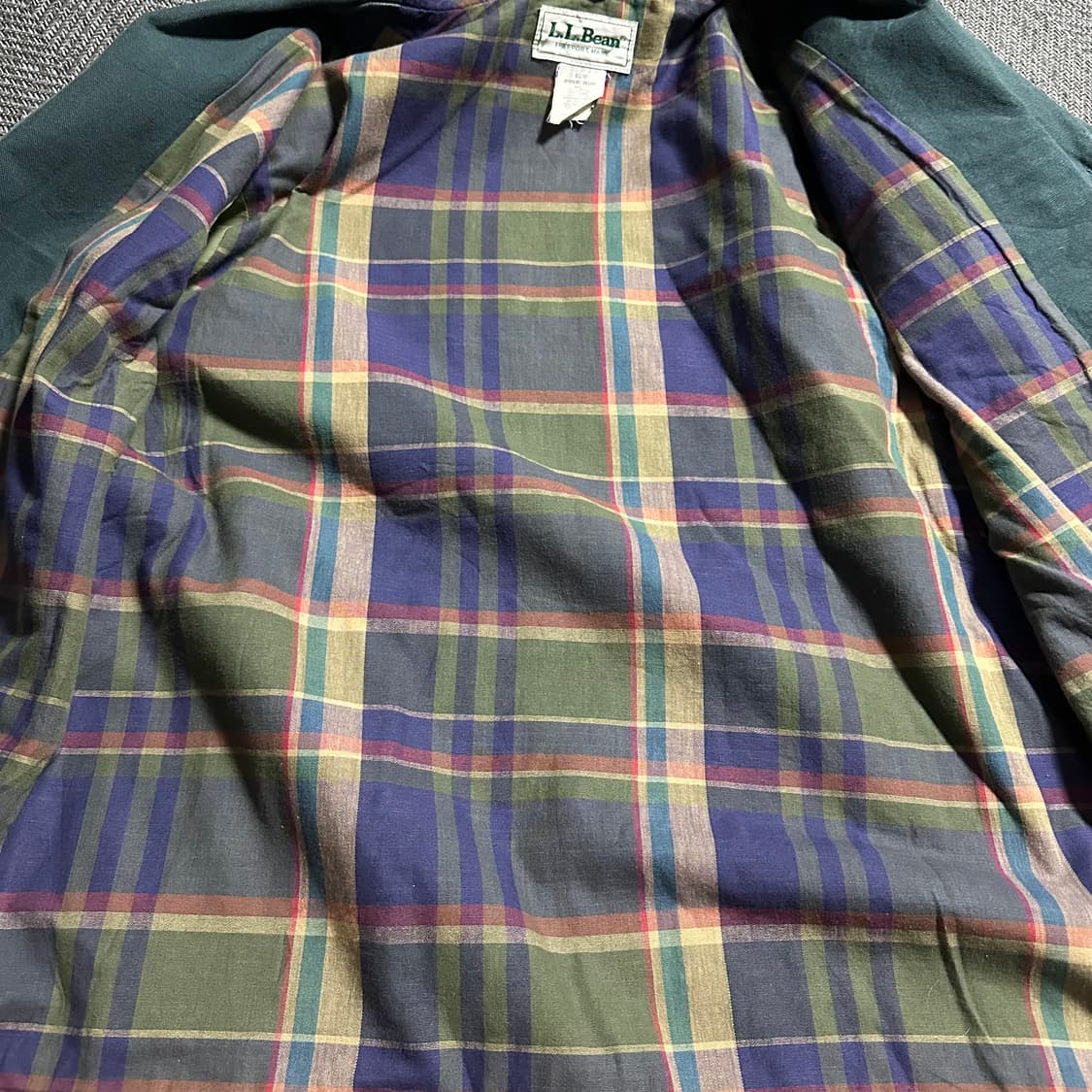 80s LLBean 모스 그린 필드 자켓 상품이미지8