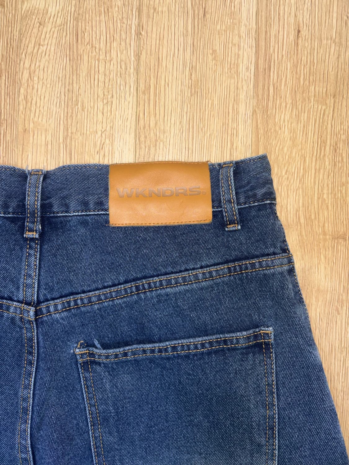 [WKNDRS] 위켄더스 벌룬핏 스티치 디스트레시드 데님팬츠 M 상품이미지5