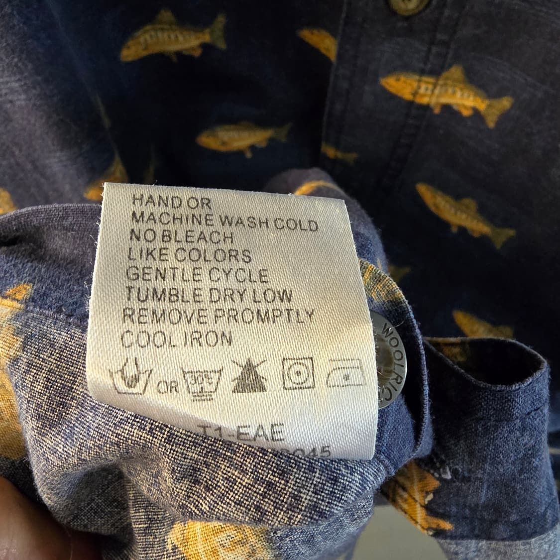 Woolrich 울리치 피쉬 패턴 빈티지 셔츠 상품이미지9