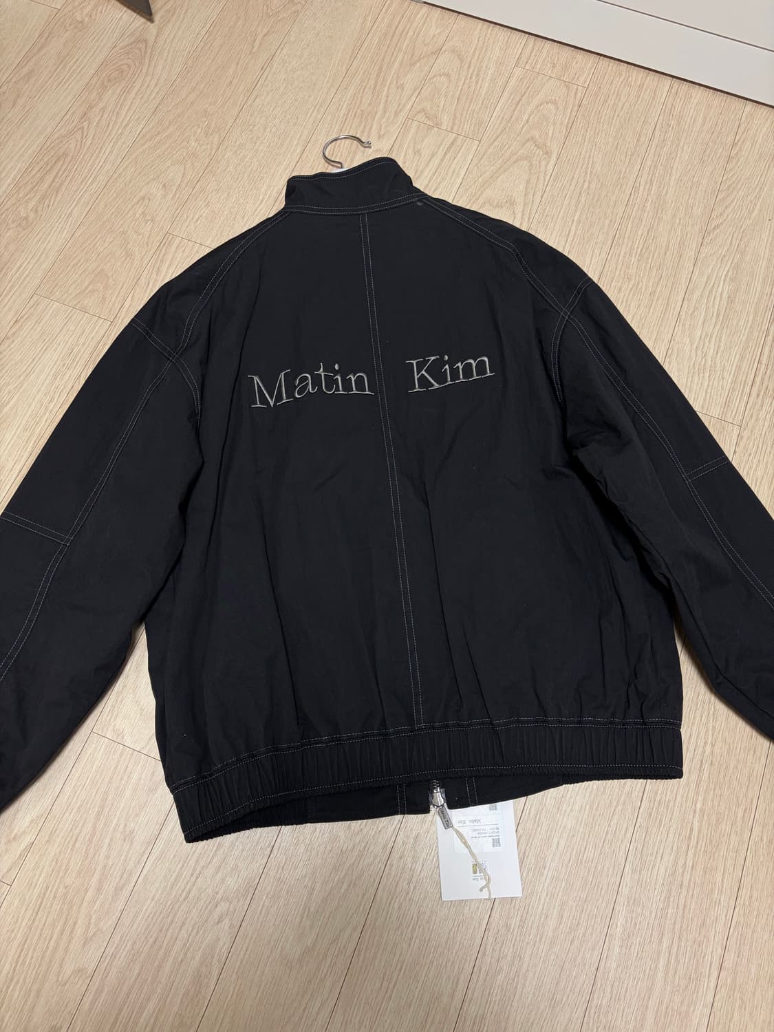 [free] 마뗑킴 여성 봄버 자켓 블랙 상품이미지3