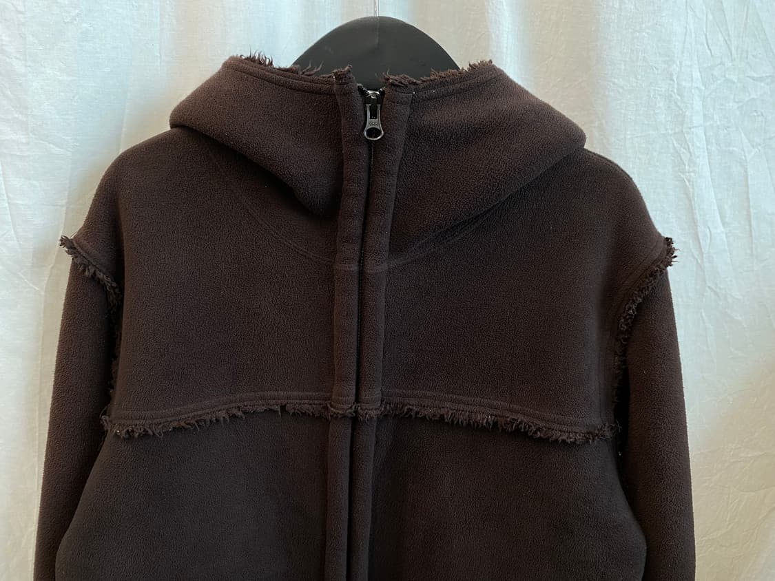 UNIQLO 브라운 플리츠집업자켓(M) 상품이미지5