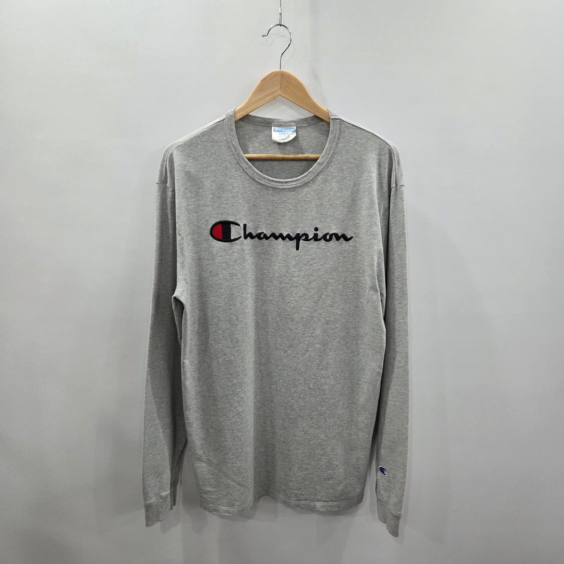 챔피온 스펠로고 자수 롱슬리브 L  상품이미지1