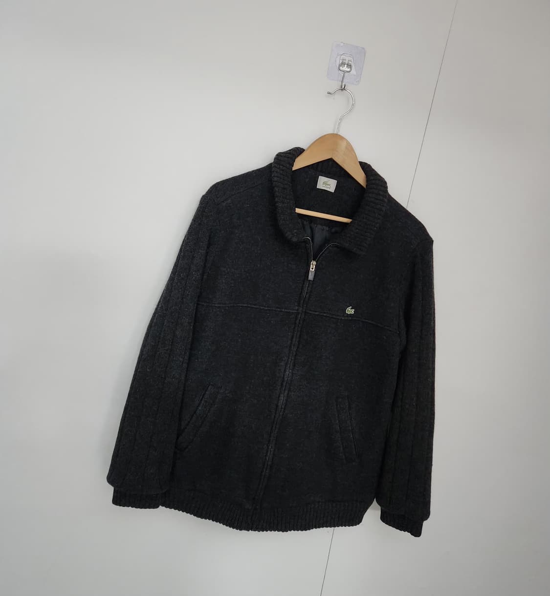 라코스테 모직자켓 블루종 110 XXL 상품이미지4