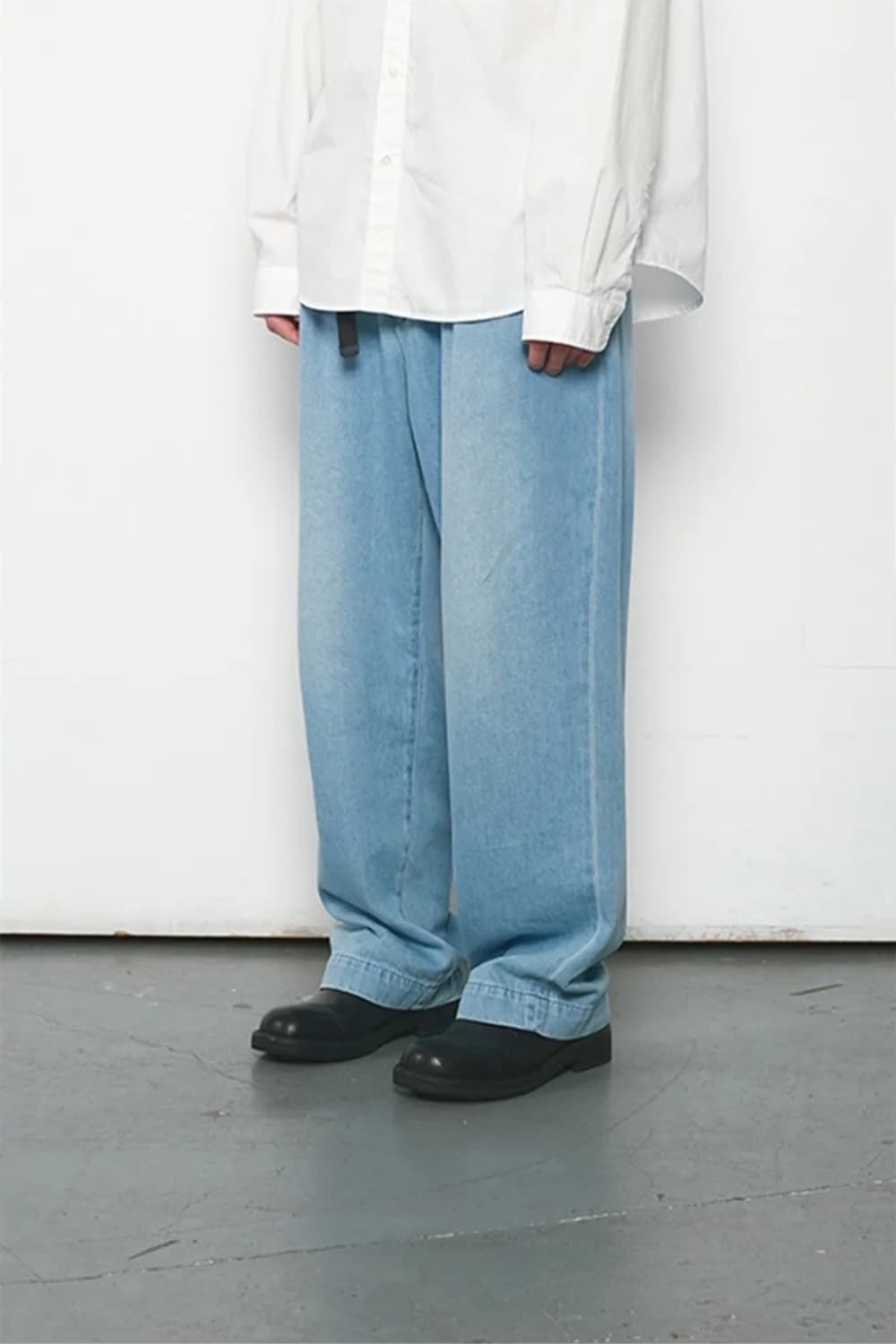 홀리선 벨티드 와이드 데님 M 상품이미지1