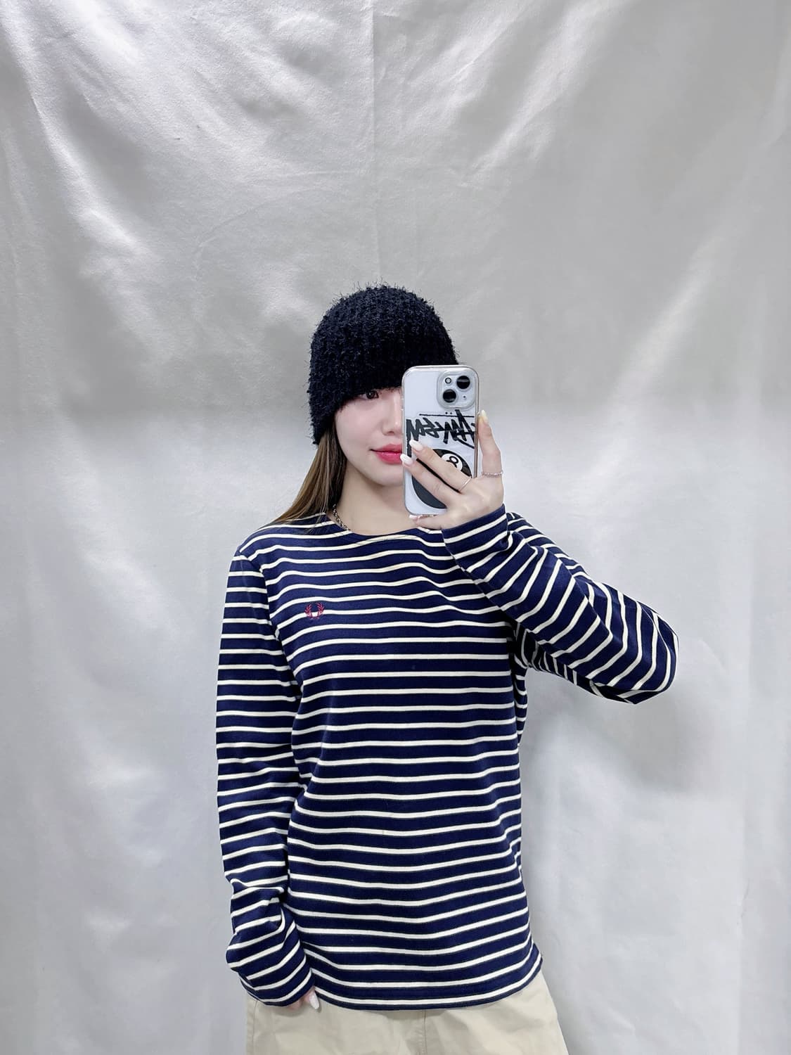 프레드페리 단가라 슬리브  상품이미지1