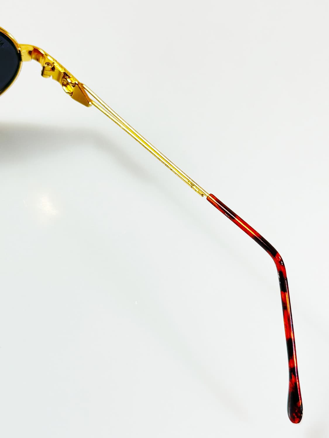 90s ALAN LOUIS 골드 슬림 오벌 메탈 빈티지 선글라스 상품이미지7