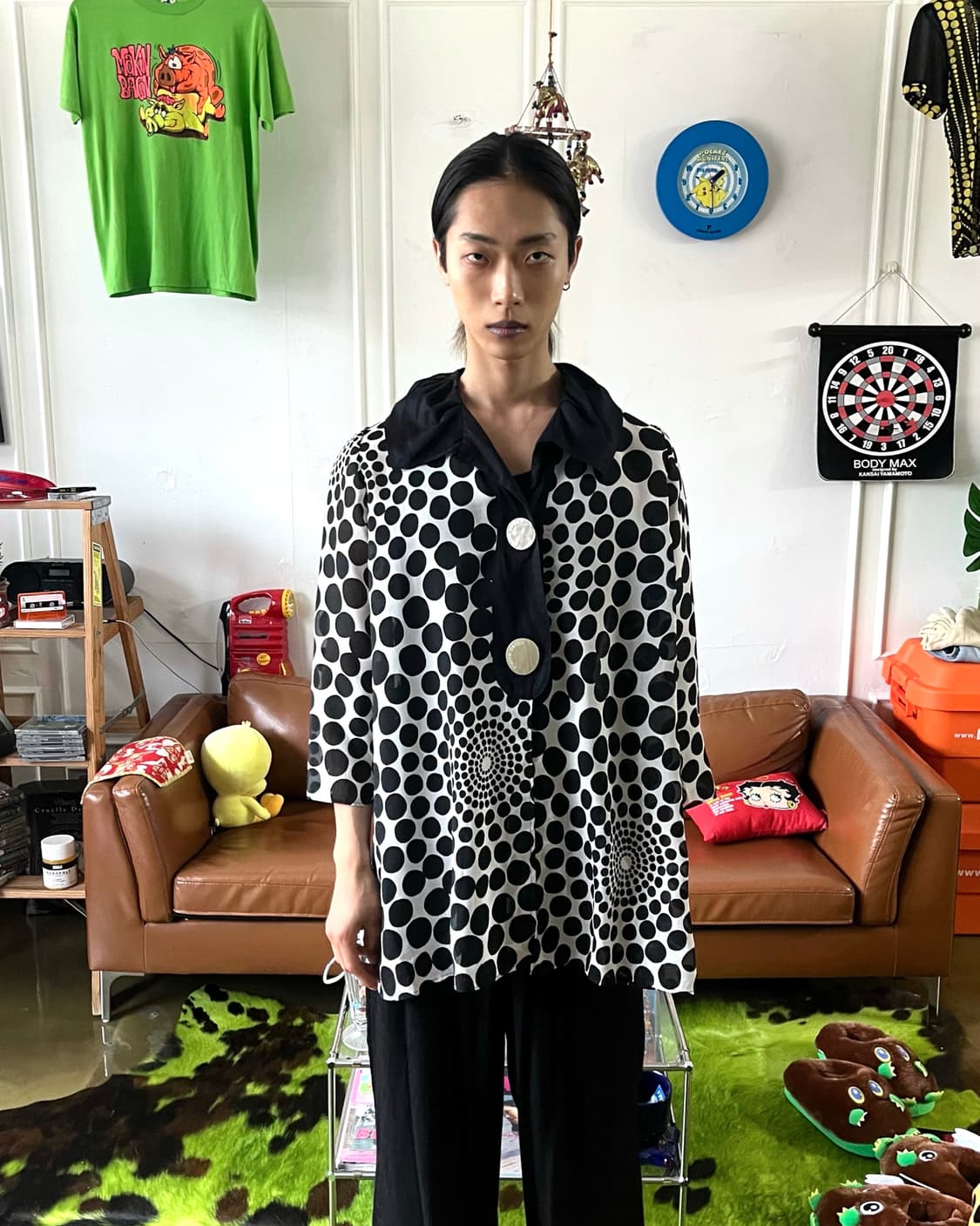 Old Pierre Cardin Psychedelic Dot Top 상품이미지2