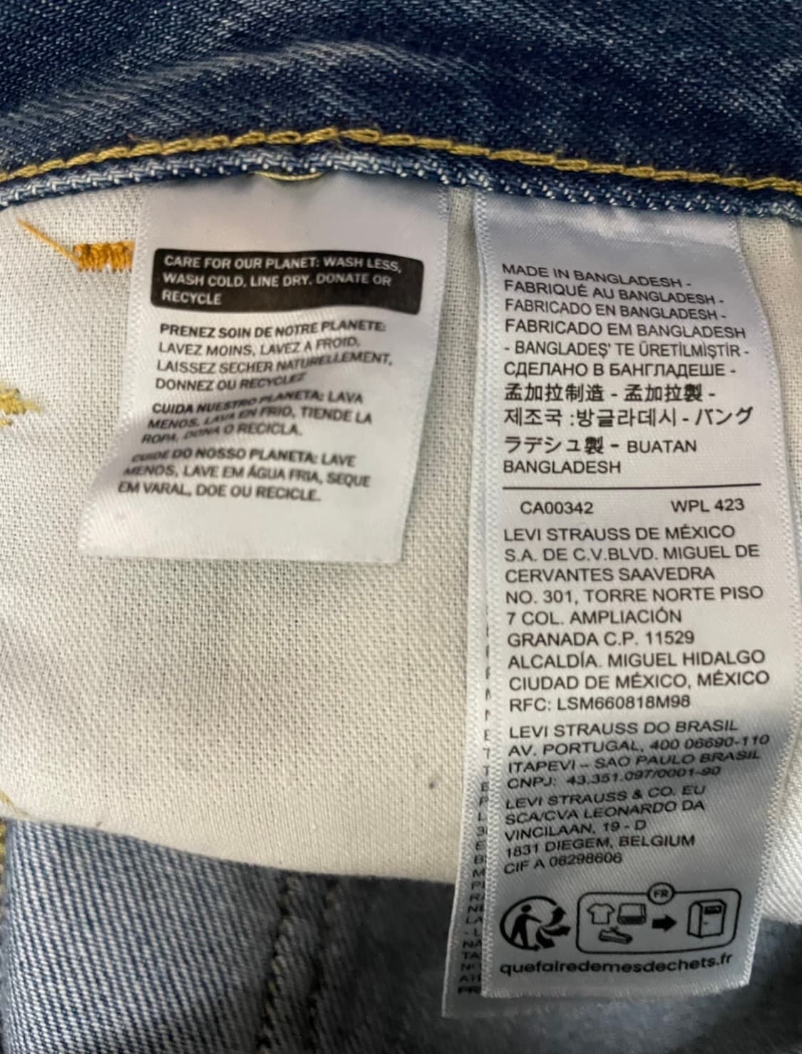 리바이스 실버탭 루즈핏 청바지 W38 상품이미지7