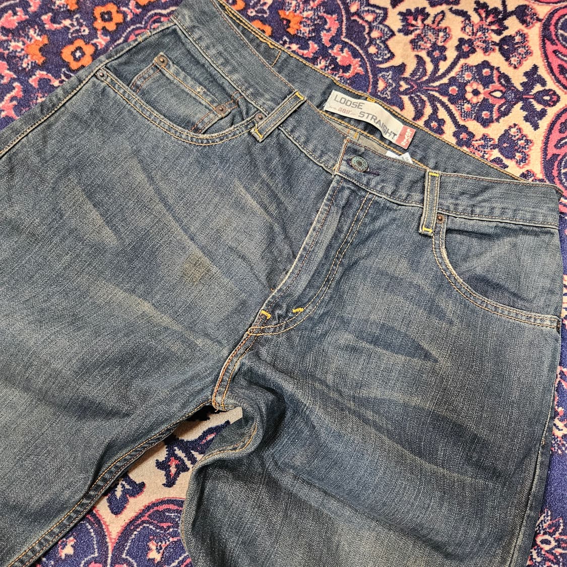 리바이스(Levis) 00's No.569 루즈 스트레이트 데님 팬츠 상품이미지4