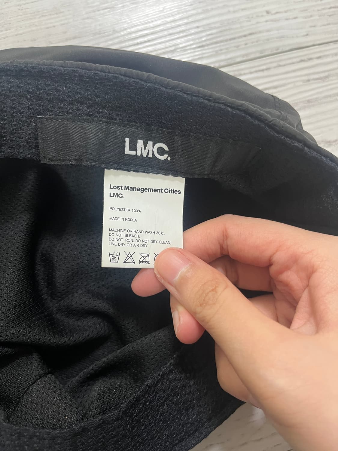 LMC 블랙 볼캡 모자 상품이미지3