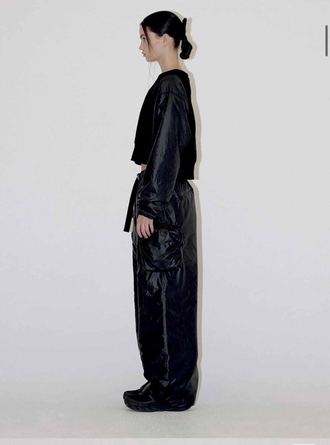 다이애그널 리싸이클 폴리 패딩 팬츠 상품이미지3