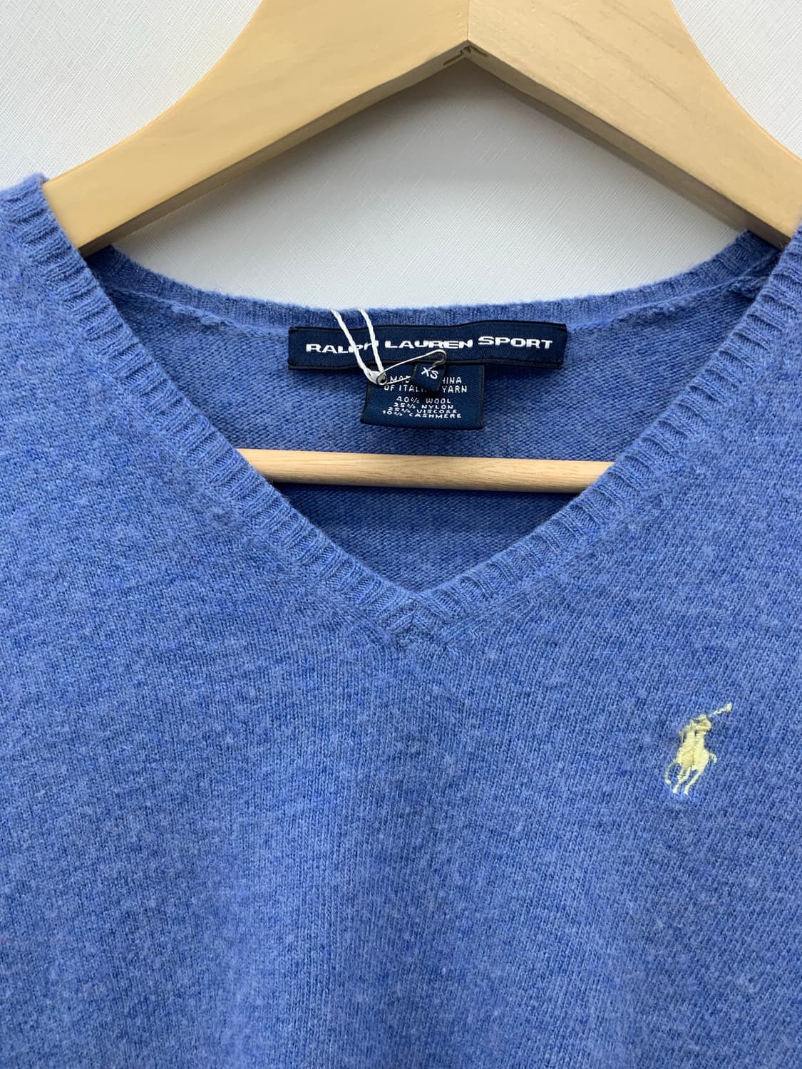 폴로랄프로렌 슬림핏 브이넥 니트(울 캐시 혼방) 상품이미지9