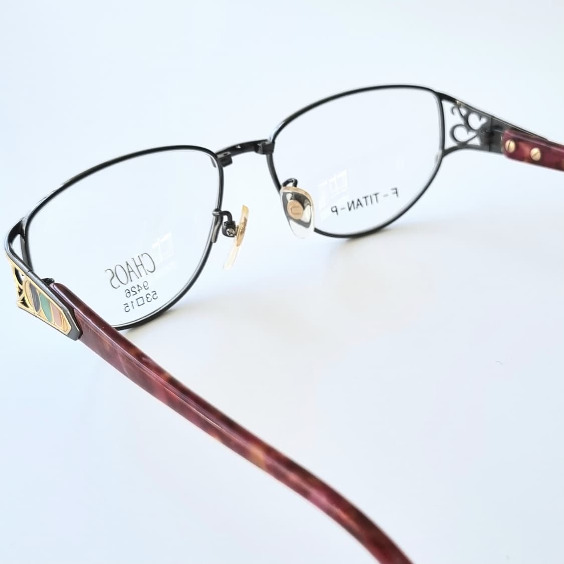 데드스탁 CHAOS  티탄P 오벌형 콤비 안경 1118 상품이미지5