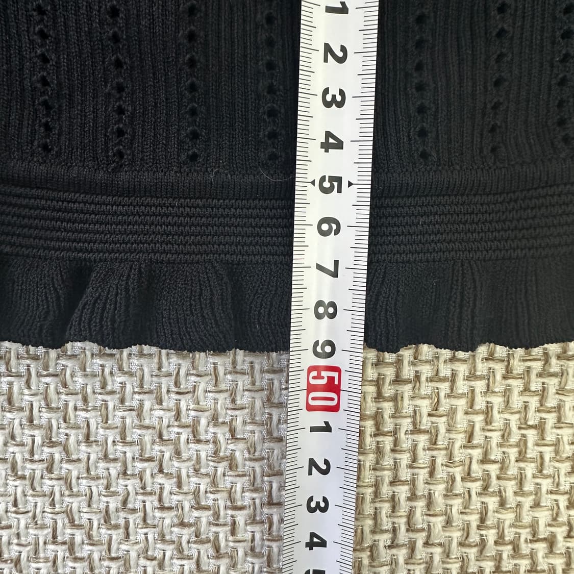 실측확인 산드로 펀칭 가디건 0326D 상품이미지6