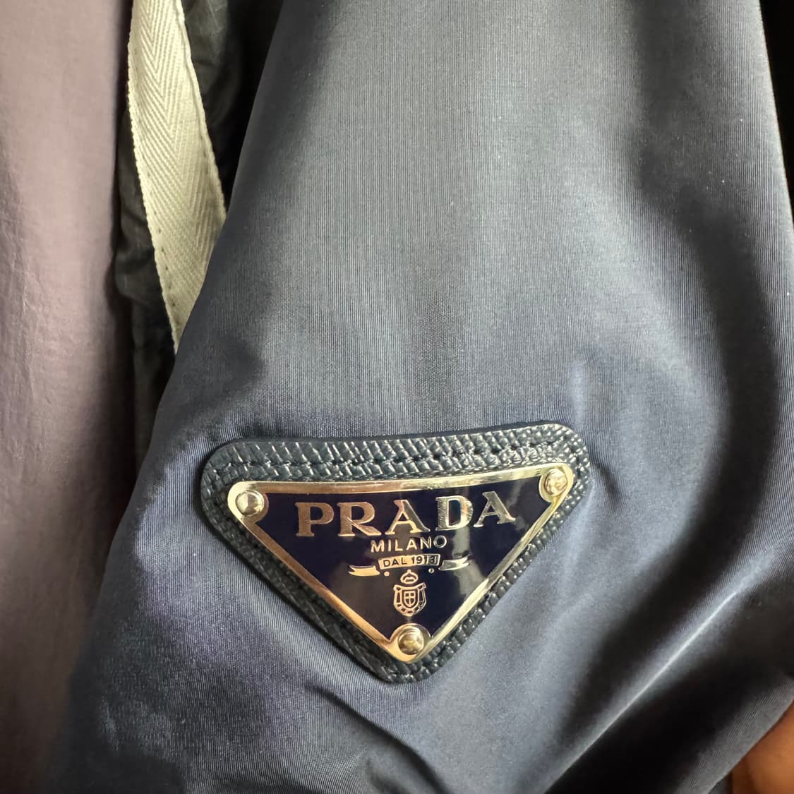 프라다 남성 바람막이 네이비/그린 50 상품이미지7