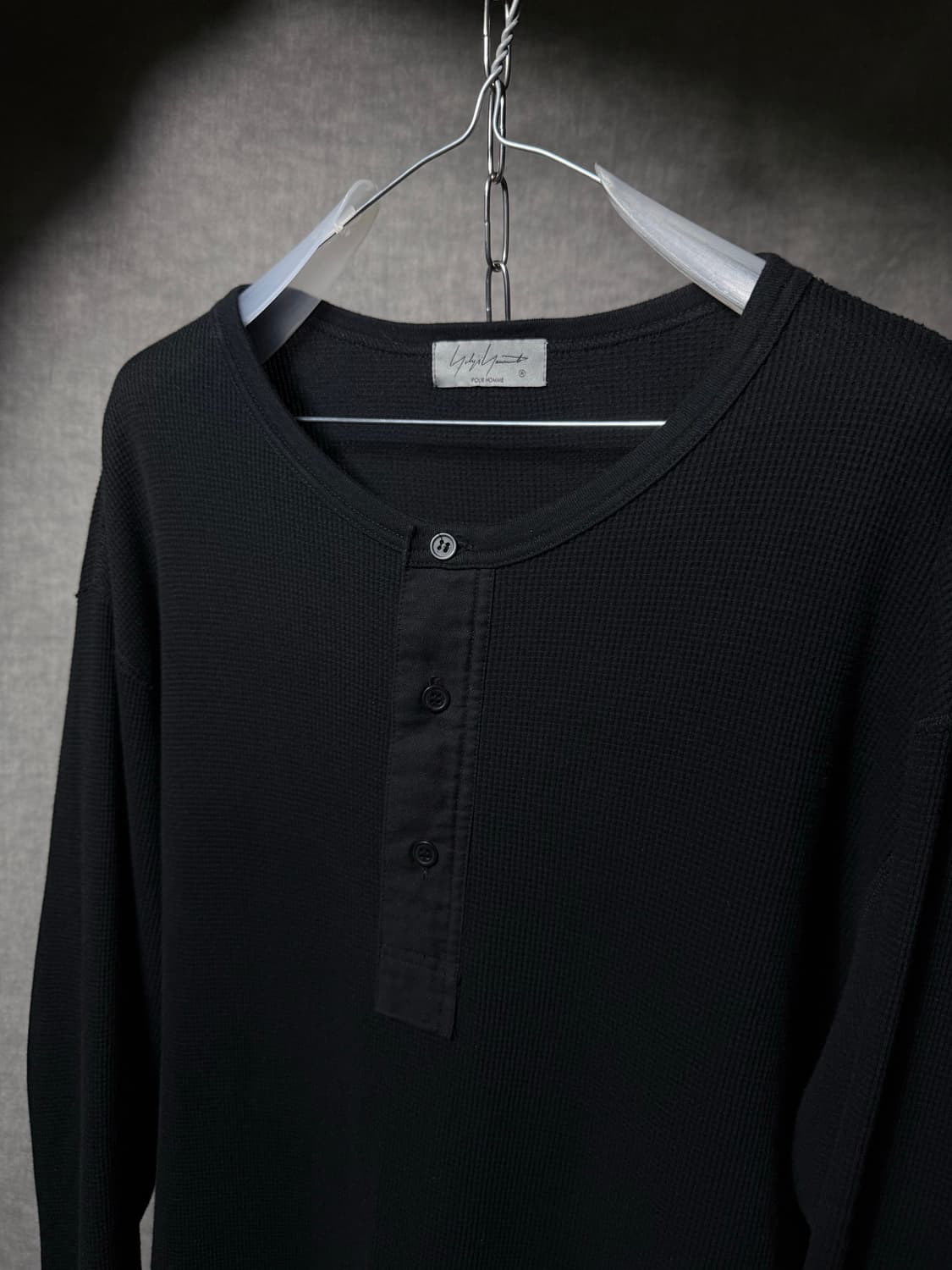 Yohji Yamamoto Pour Homme Henley Neck 상품이미지3