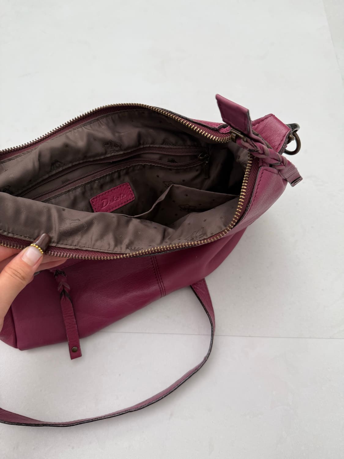 하프문 쉐입 숄더,크로스 백 상품이미지3