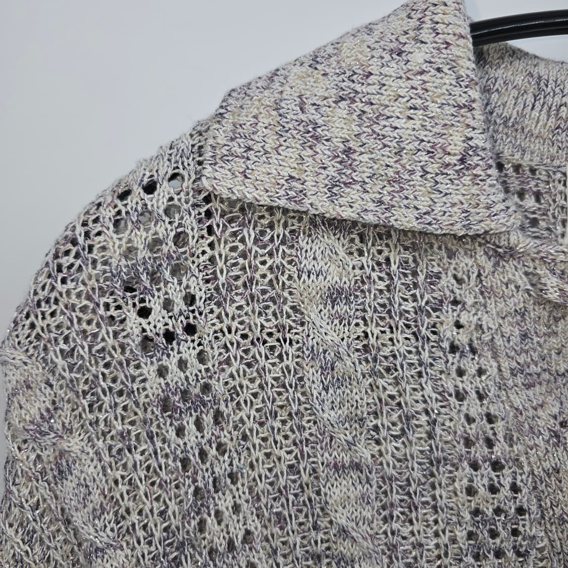 레이스업 크로셰 니트 스웨터 상품이미지2