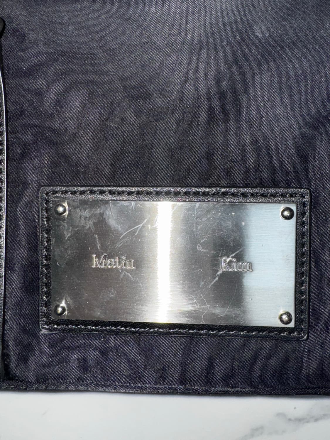 마뗑킴 BABY SPORTY TOTE BAG IN BLACK 상품이미지2