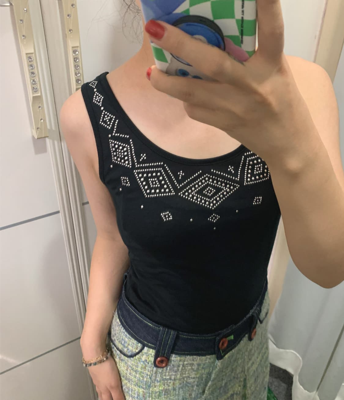 JPY)Slim fit Sleeveless 상품이미지5